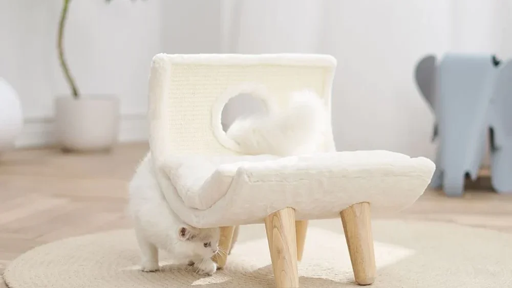 Cat Tower with Plush Bed