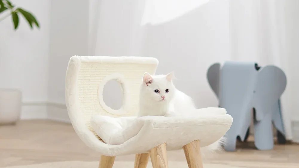 Cat Tower with Plush Bed