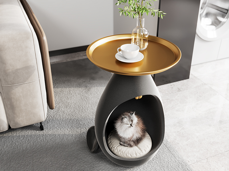  Luxurious Cat Nest & Modern Coffee Table Combo