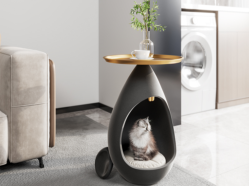  Luxurious Cat Nest & Modern Coffee Table Combo