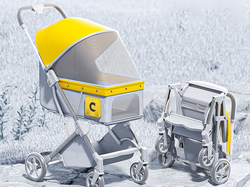 Lightweight Aluminium Pet Stroller