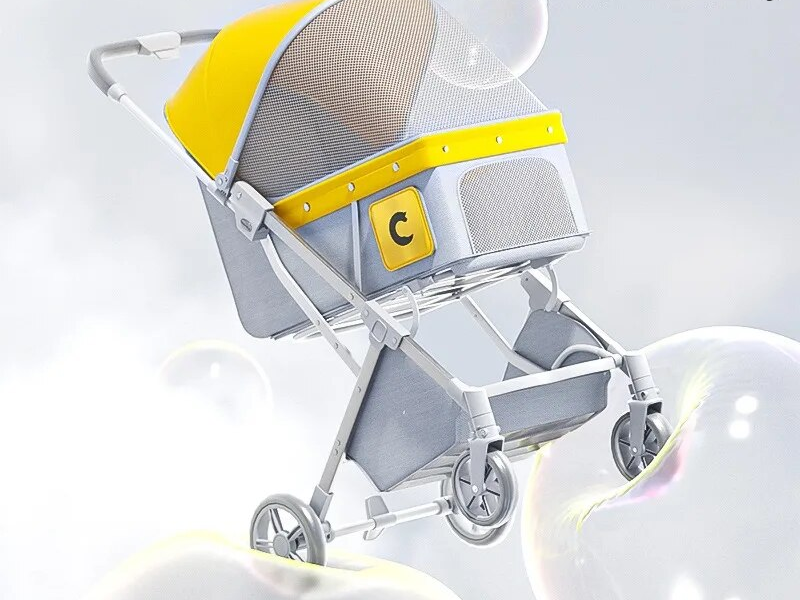 Lightweight Aluminium Pet Stroller